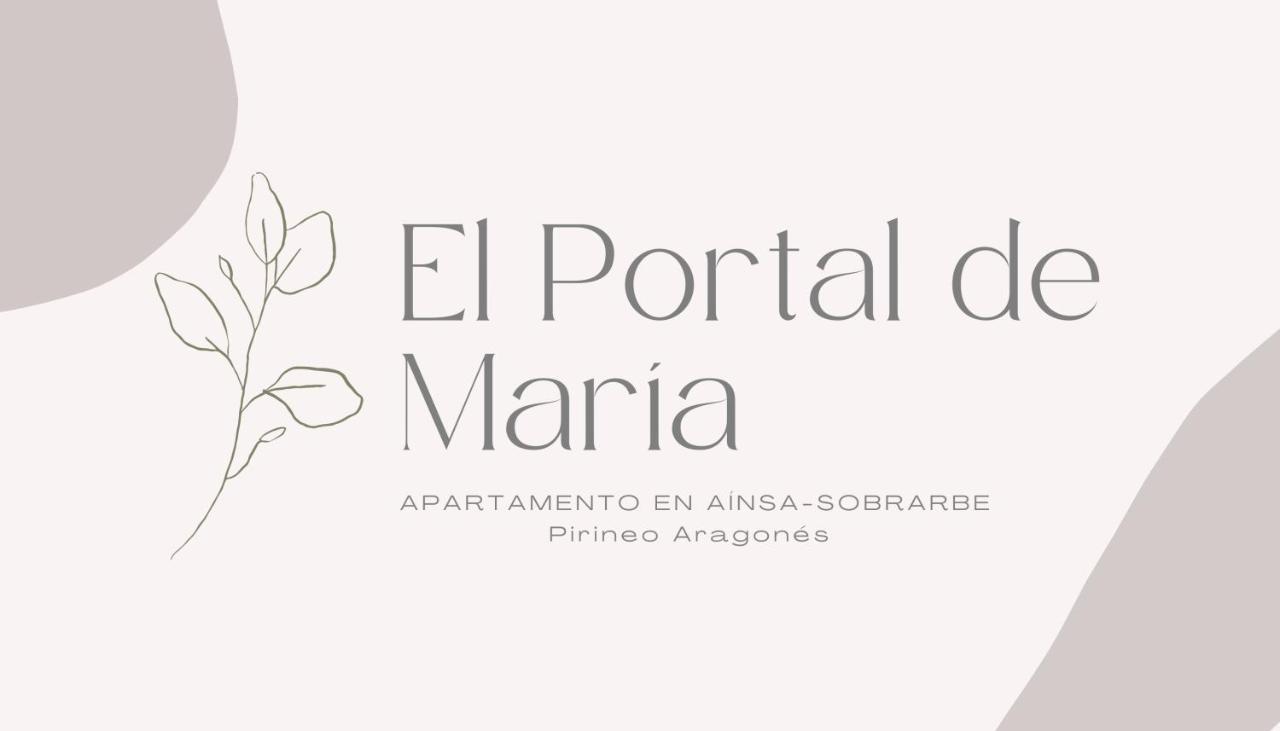 El Portal De Maria Lejlighed Aínsa Eksteriør billede